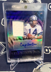 2020 Illusions IMM Dallas Cowboys CRAIG MORTON Autograph AUTO Jersey PATCH # /35