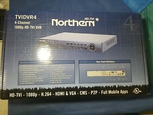 Northern NTH-TVIDVR42T TVIDVR4 Digital Video R 4-Channel 1080p HD-TVI DVR 2TB - Picture 1 of 3
