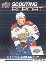 2018-19 Upper Deck CHL Hockey Scouting Report #SR-19 Trey Fix-Wolansky