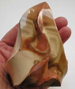 Polychrome Jaspis stehende Steinflamme - Madagaskar sc965 - Bild 1 von 5