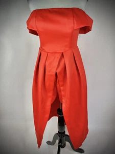 ECLECT Größe Medium (M) Overall Shorts Kleid Lagenlook ORANGE Schulterfrei Neu mit Etikett - Bild 1 von 5