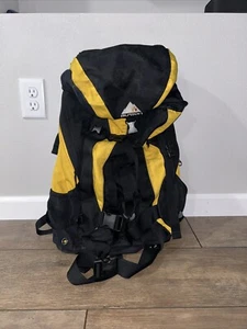 Vintage Burton Snowboarding, Hiking, Durable Back Pack. Yellow And Black - Picture 1 of 9
