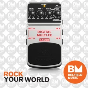 Behringer Digital Multi-Fx FX600 Digital Stereo Multi-Effects Pedal FX-600 - New - Picture 1 of 4