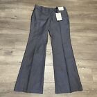 New York & Company FLARE Dress Pants Mid Rise City Stretch Luxe Blue SZ 2 Petite