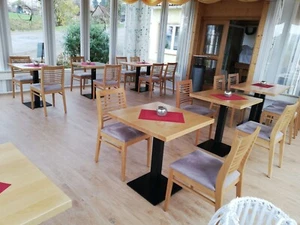 Gastro-Tische 70 x 70 in Buche von Konway wie neu - Bild 1 von 5