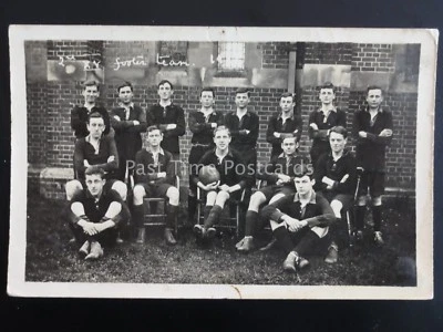Dorset WEYMOUTH COLLEGE RUGBY (Footer) TEAM 2nd XV (2nd 15) Old RP Postcard - Image 1 of 2