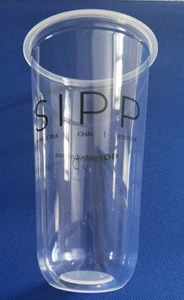 150 Plastic Cups Plastic Party Glasses Reusable drinks bubbletea SIPP - large - Picture 1 of 5
