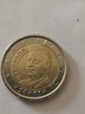 Moneta 2 Euro Re Juan Carlos I 2001,  Espana, Spain, Spagna Con Stelle 