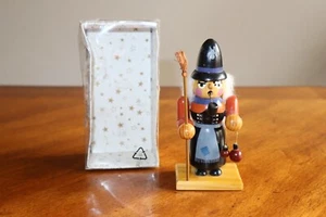 Vintage Wooden Witch Incense Smoker Figurine Germany Spider Hat Pre 2002 ~6" - Picture 1 of 13