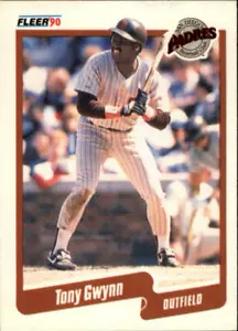 1990 Tony Gwynn Fleer Baseball Card #157 - Picture 1 of 2