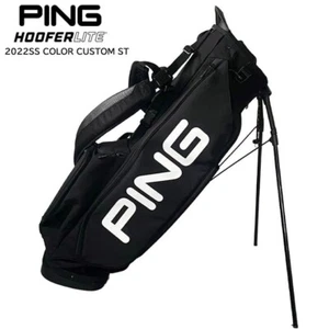 PING HOOFER LITE 34728 Color Custom Original/Stand Caddy Bag Black White New - Picture 1 of 6
