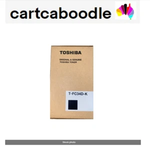 Genuine Toshiba TFC34DK Black Toner Cartridge - for 347cs 347csi 407cs series - Picture 1 of 2
