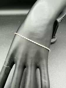 925 Italien Sterlingsilber Armband 8 Zoll - Bild 1 von 9