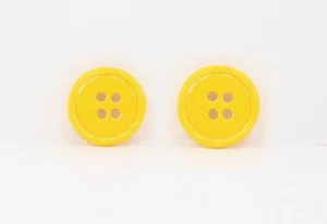 Super Mario Yellow Buttons Costume Cosplay Mario Luigi  - Picture 1 of 2