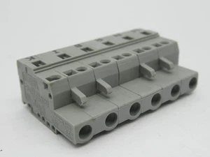 WAGO 231-706/026-000 Female Pluggable Connector 2.5mm 6-Pole Grey USED - Picture 1 of 2