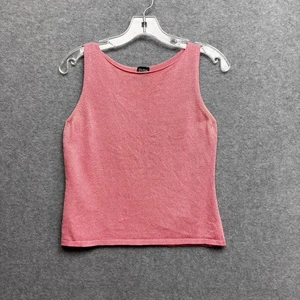 Eileen Fisher Petite Tank Pullover Gr. PS Koralle Baumwollmischung Italienisches Garn - Bild 1 von 7