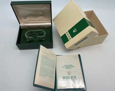 Vintage 1970s Rolex Green Stripe Sport Box Set w/  Literature 6263 5512 1655 - Image 1 of 4