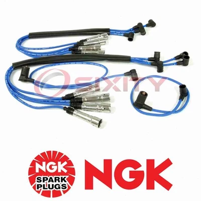 Juego de cables de bujía 3,8 L V8 1982-1985 x5 para Mercedes-Benz 380SL NGK Foto 1 de 4
