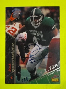68708 1995 Signature Rookies Auto  International #9 Mark Birchmeier /2750 - Picture 1 of 3