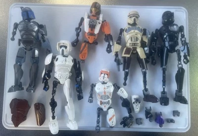 Lote de 6 figuras Lego Star Wars Bionicle - Jango, Poe, Stormtroopers 4 PIEZAS Foto 1 de 4