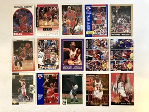 Lot of 15 Michael Jordan Basketball Cards - Bulls - Hoops Upper Deck Oddballs + - Bild 1 von 9