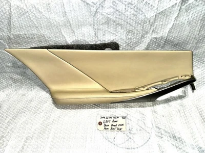 LEXUS IS250 IS350 LH 2014-16 panel de puerta trasera reposabrazos tarjeta de conductor OEM beige Foto 1 de 4