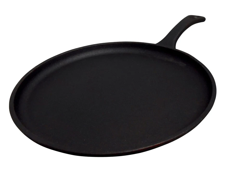 Nueva plancha redonda de hierro fundido King Kooker pre-sazonada de 10,5 pulgadas Foto 1 de 1