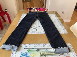 ALEXANDER MCQUEEN WOMEN STRAIGHT LEG LOGO JEAN(28) - Picture 1 of 12