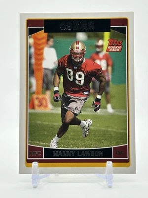 2006 Topps Manny Lawson #314 Rookie RC - Image 1 of 2