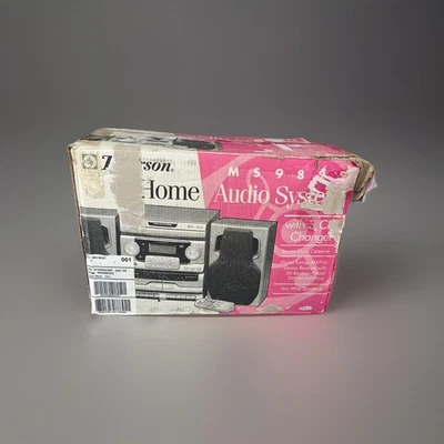 Emerson MS9825 3 Disc CD Changer Cassette AM/FM Shelf Stereo System Brand New! - Image 1 of 4