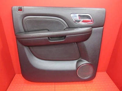 10-14 Cadillac Escalade ESV Platinum LH Left Rear Interior Door Panel Ebony 6664 - Image 1 of 4