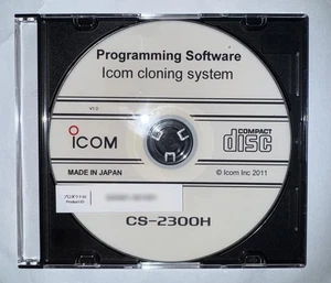 ICOM CS-2300H PROGRAMMING SOFTWARE FOR THE IC-2300H RADIO V1.0 - Picture 1 of 1