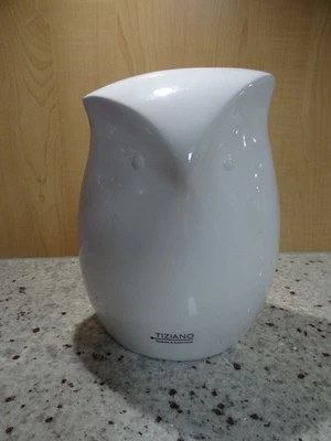 Tiziano Design Eule Paola 18 cm cremeweiß - Bild 1 von 3