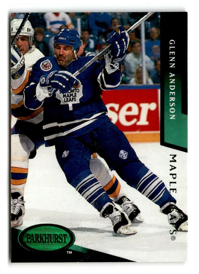 1993-94 Glenn Anderson Parkhurst Emerald Ice - Toronto Maple Leafs - Image 1 of 2