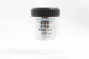 Nikon CF Plan 50x/0.45 ∞/0 EPI SLWD WD13.8 Microscope Objective #5547 - Picture 1 of 9