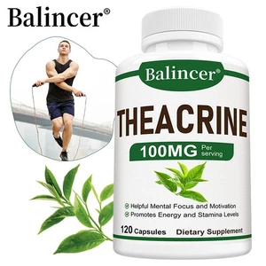 Theacrine Supplement Improve Brain Function Lower Blood Lipids Cholesterol 120 - Picture 1 of 11