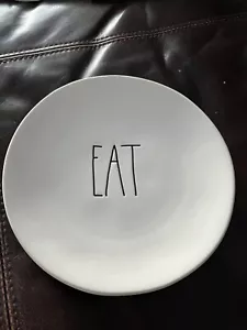 NEU Rae Dunn EAT 8" Teller Keramik von Magenta - Bild 1 von 4