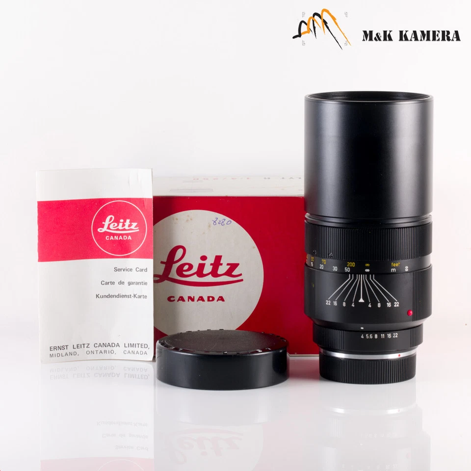 LEITZ Leica Telyt-R 250mm/F4.0 Ver.I V1 Lens Yr.1972 Canada #889 - Image 1 of 4