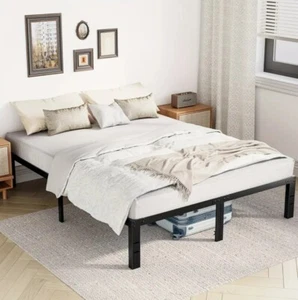 Quality4Less King Sized Durable Steel Bed Frame With Integrated Easy Assembly  - Picture 1 of 8