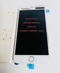 LCD 100% originale Apple iPhone 8+ 8 Plus! Kit Prossimità e Casa Originale OEM BIANCO - Foto 1 di 6