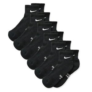 Nike Everyday Cushioned Ankle Unisex Youth Sock, 6-Pack, Size S (3Y-5Y) - NWT - Picture 1 of 5