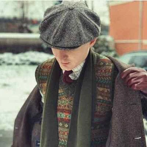 Hanna Hats Tweed Eight Piece Cap Newsboy Peaky Blinders Hat Made in Ireland - Picture 1 of 32