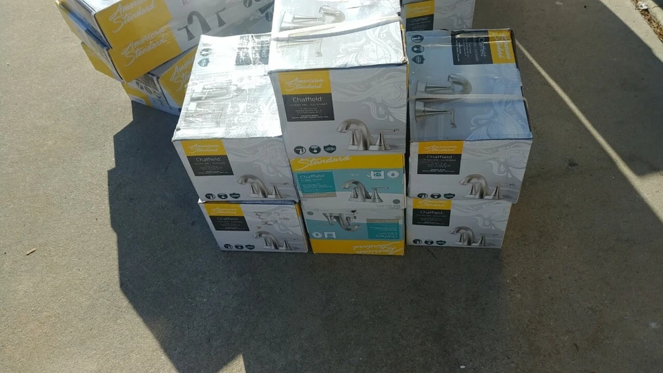 American Standard Chatfield 4” Centerset 2handle Bathroom Faucet Brushed Nickel