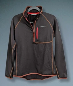 Eddie Bauer Women's Brown 1/2 Zip Shirt First Ascent Size Medium Free Heat  - Picture 1 of 7