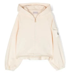 Moncler Enfant Logo Patch Cropped Jacket Infant To Big Girls Pick Size Coat. NWT - Picture 1 of 11