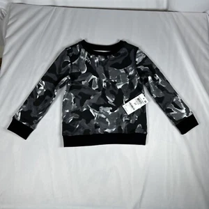Boys 2T Toddler Sweatshirt Pullover Black White Long Sleeve Warm Ideology NWT - Picture 1 of 10