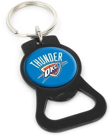 OKLAHOMA CITY THUNDER - BOTTLE OPENER KEYCHAIN - BRAND NEW - NBA-BK-702-31-BK Cover