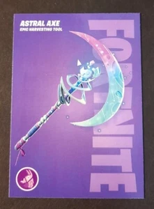 2021 Fortnite Series 3 ASTRAL AXE/CANDY AXE Epic Harvesting Tool Card #H58 - Picture 1 of 2