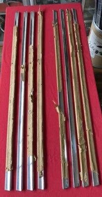 Nuevo de Lote Antiguo Ford Fairlane 500 Town Victoria 1957, sedán, par de molduras de puerta delantera inferior Foto 1 de 4