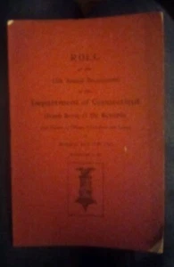 Roll Of The 45th Annual Encampment Of The Department Of Connecticut GAR 1912 - Picture 1 of 5